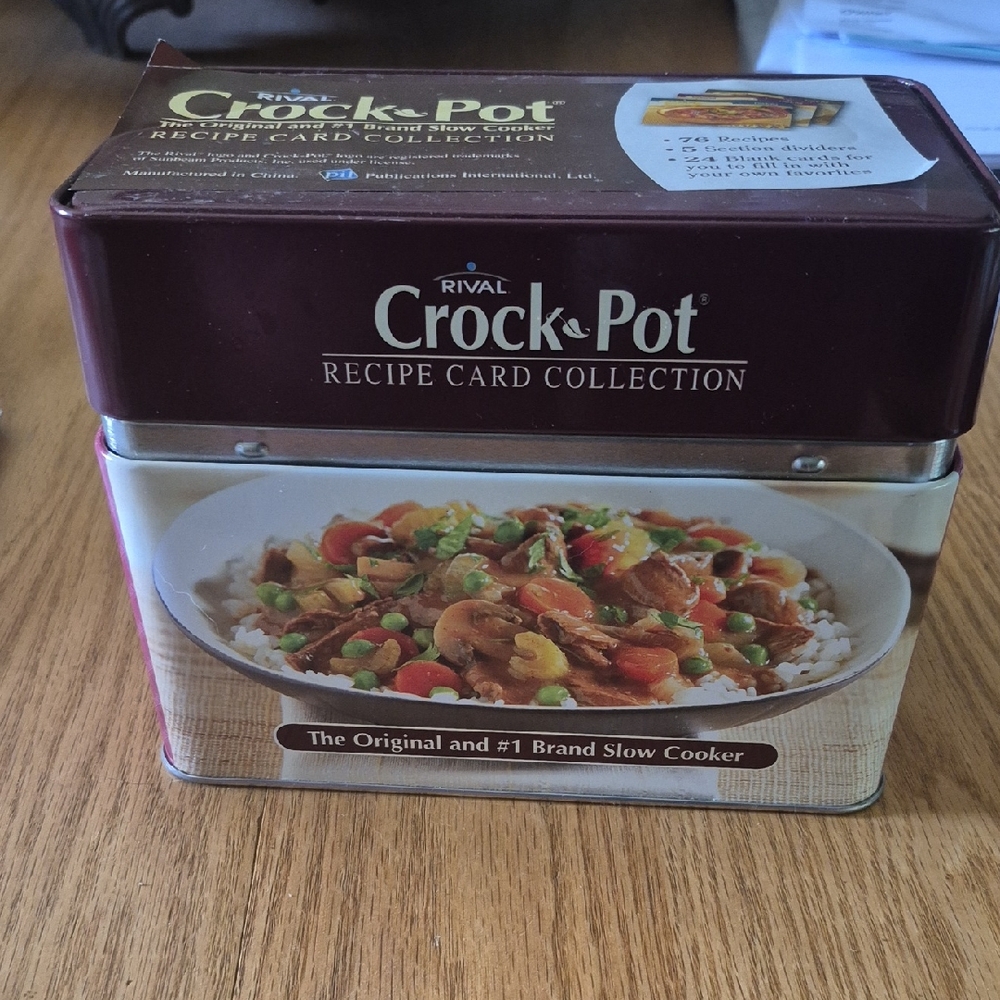 Rival Crock-Pot Recipe Card Collection - Brown